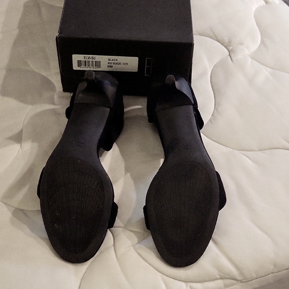 Worn Once Comfy Pelle Moda Suede Shoe Mesh Strap 9M - Picture 6 of 7